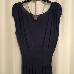 Ann Taylor Navy Sweater Top XS